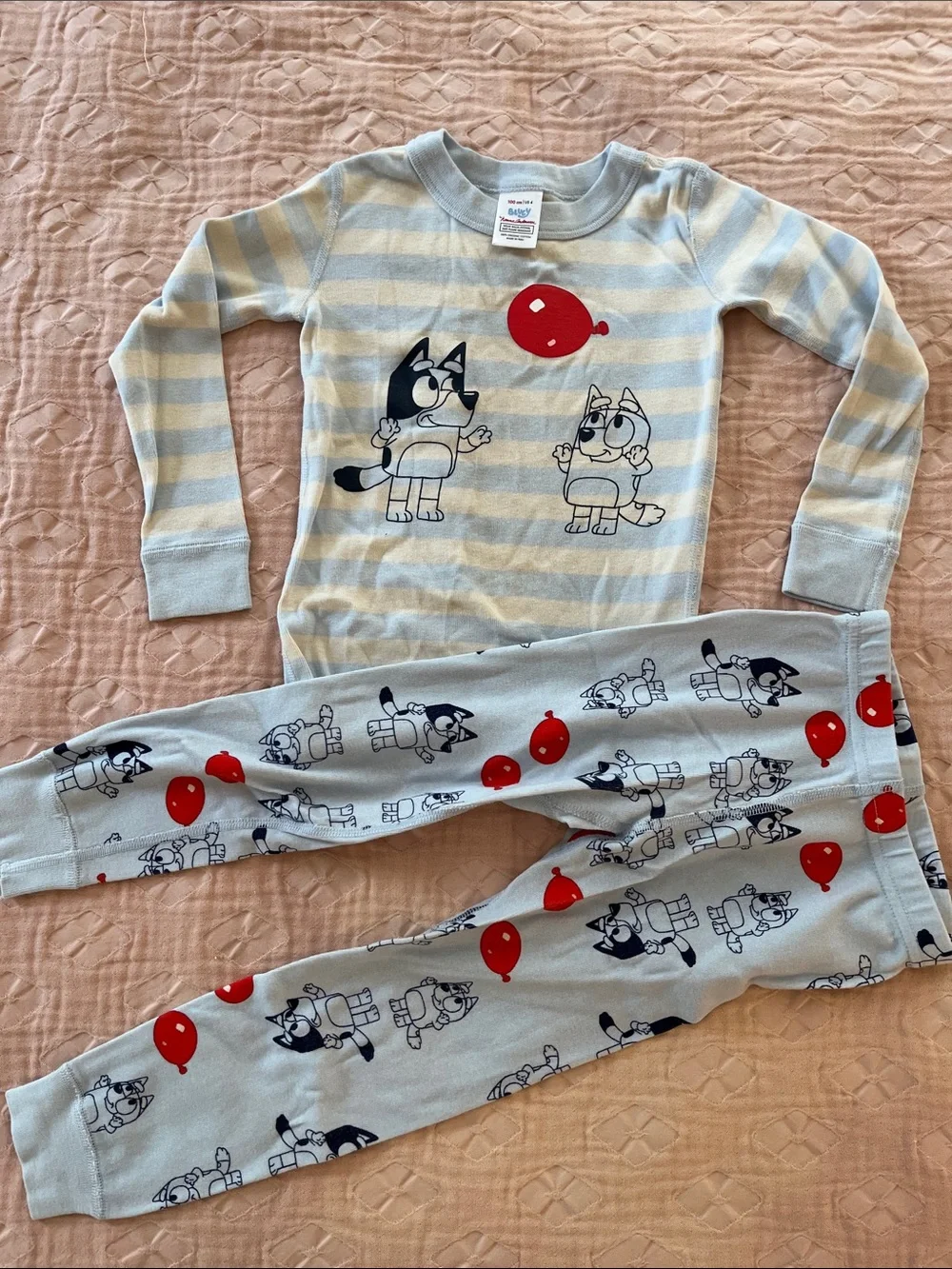 Hanna Andersson Bluey pajamas 4T